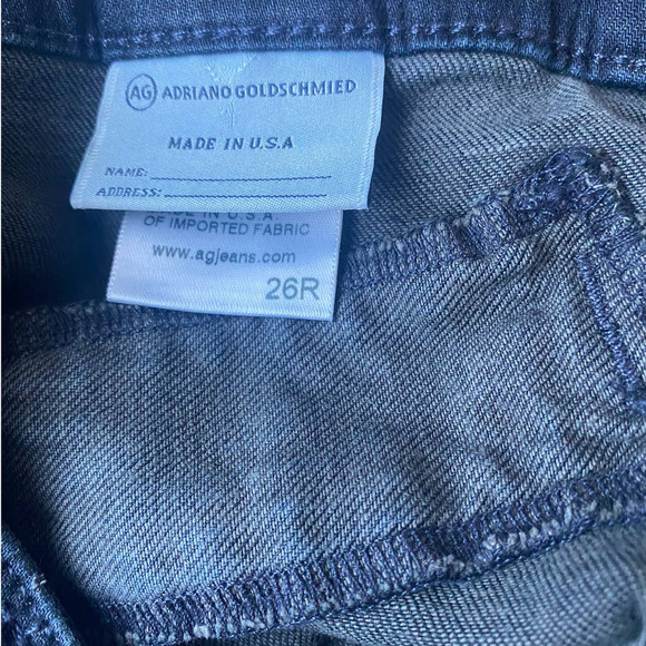 AGR Moto Skinny Dark Wash Blue Denim Jeans - Picture 9 of 9